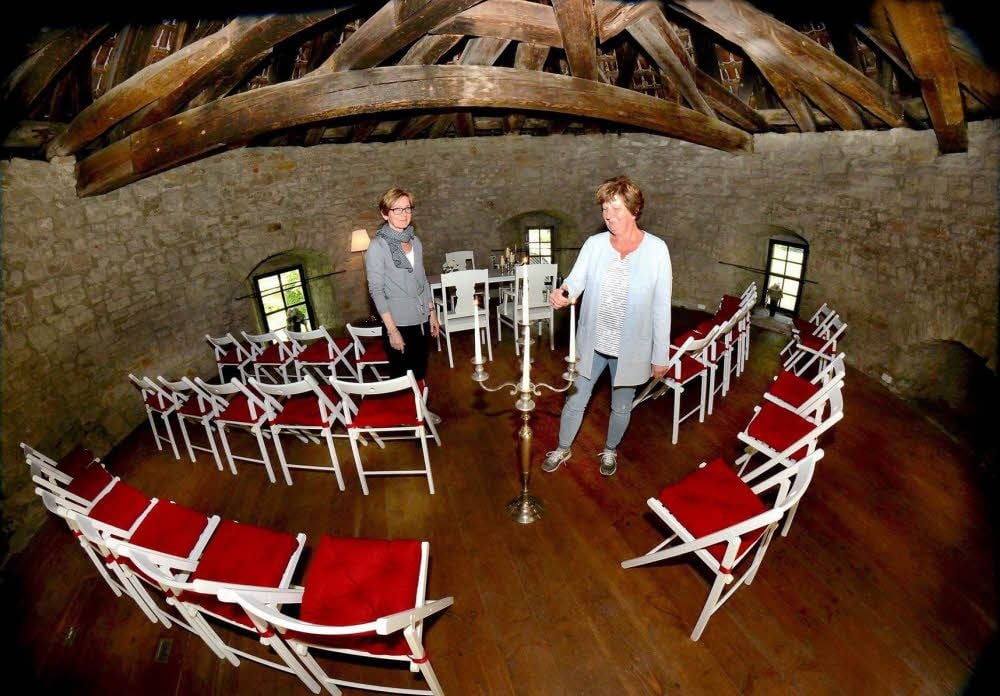Heiraten kann man auch im Wehrturm am Detmolder Garten.