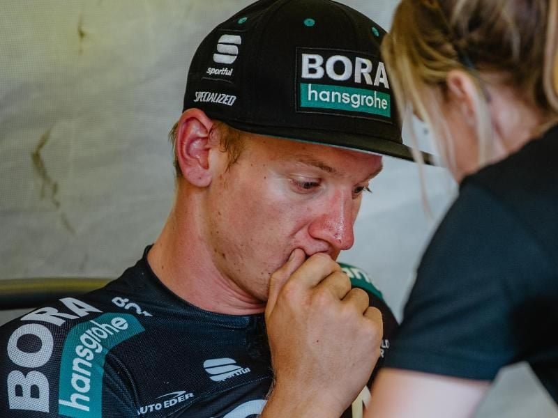 Bleibt Spitzenreiter in Polen: Pascal Ackermann vom Team Bora-Hansgrohe. Foto: Forum/ Szymon Gruchalski/FORUM