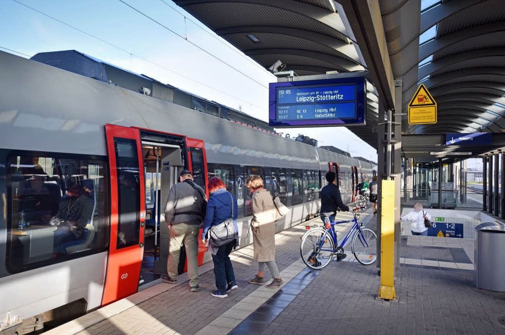 Zwischen Leipzig und Bitterfeld pendeln ab Dezember mehr S-Bahnen.