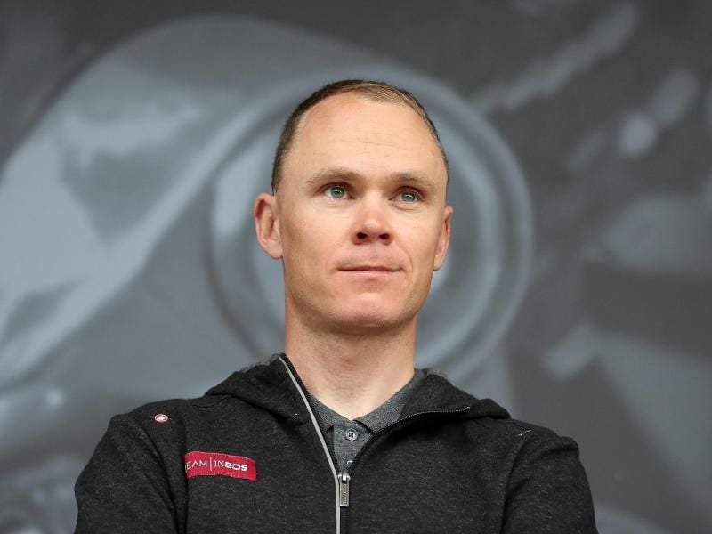 Chris Froome vom Team Ineos. Foto: Martin Rickett/PA Wire/dpa