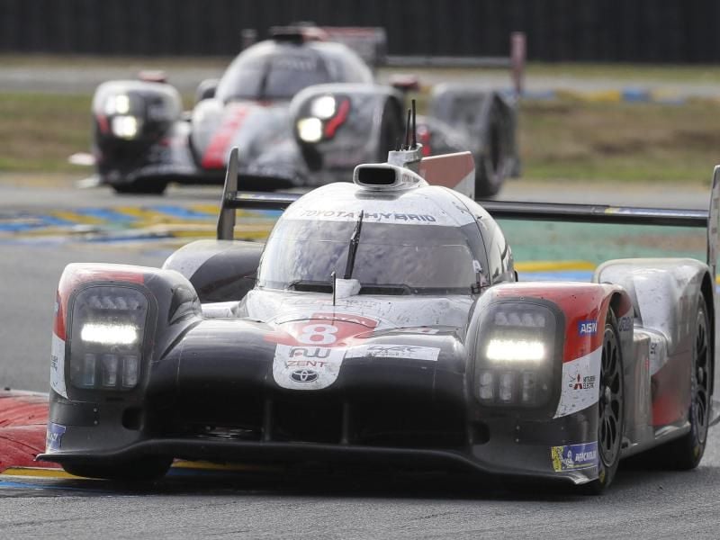 Toyota feierte zum dritten Mal nacheinander den Gesamtsieg in Le Mans. Foto: David Vincent/AP/dpa
