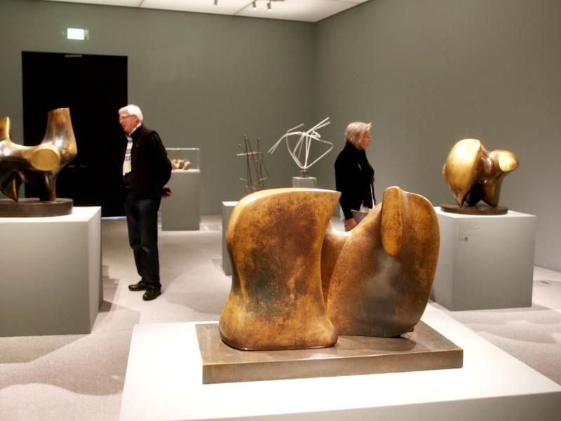 Organische Formen: Henry Moore in Münster. Foto: Roland Weihrauch