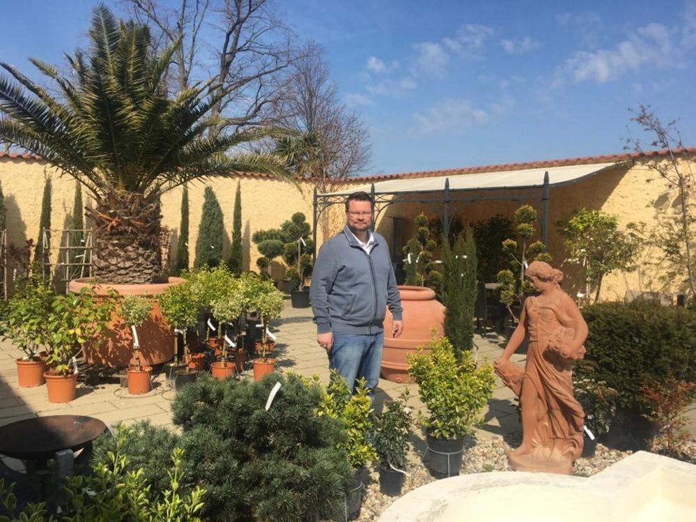 Keine Freude an Idylle: Steffen Gradzielski hält sein „Mediterraneum“ nur mit Mühen am Laufen.