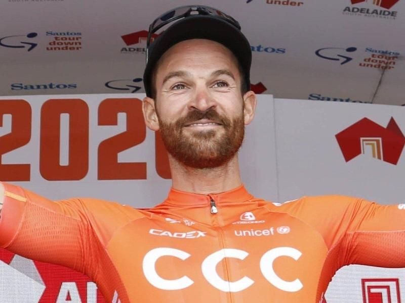 Wird zum achten Mal an einer Tour de France teilnehmen: CCC-Profi Simon Geschke. Foto: Yuzuru Sunada/BELGA/dpa