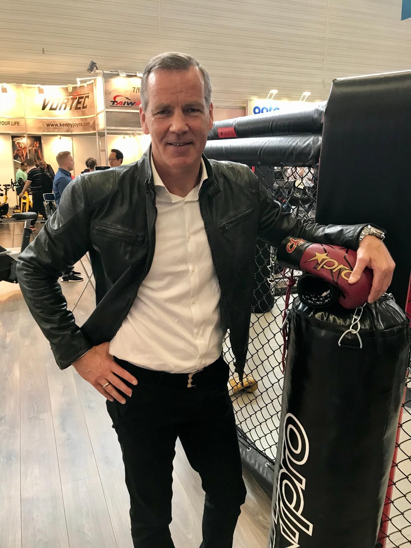 Henry Maske am Freitag auf der FIBO.