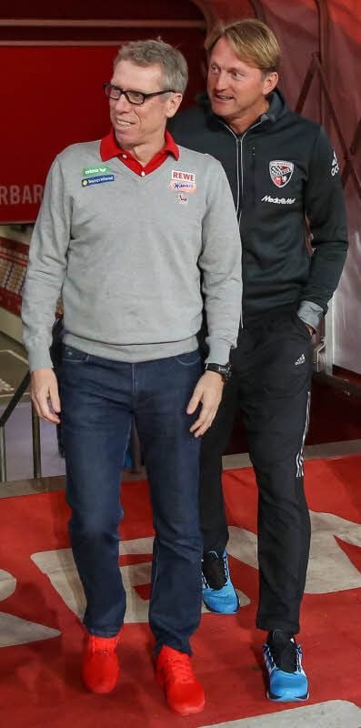 Kölns Coach Peter Stöger und Ralph Hasenhüttl sind alte Bekannte.