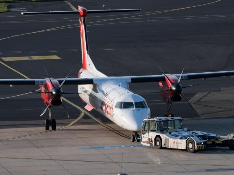 Eine Flugzeug der insolventen Airline Air Berlin. Foto: Bernd Thissen