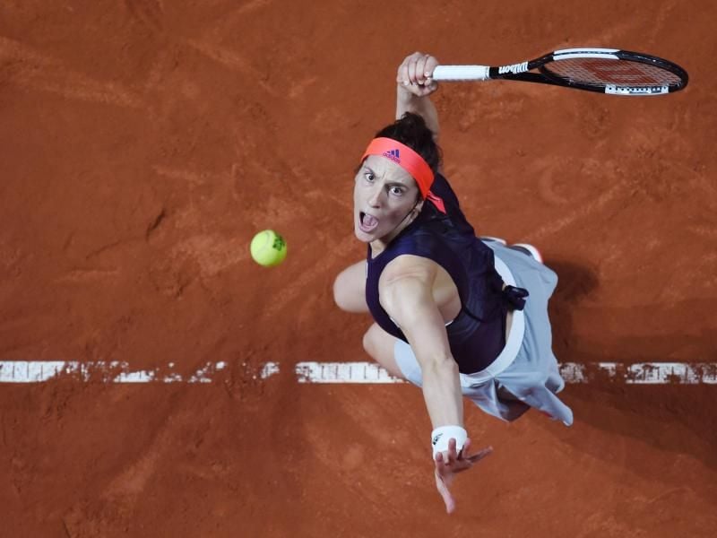 Hat es in Paris als einzige deutsche Spielerin in die dritte Runde geschafft: Andrea Petkovic. Foto: Marijan Murat