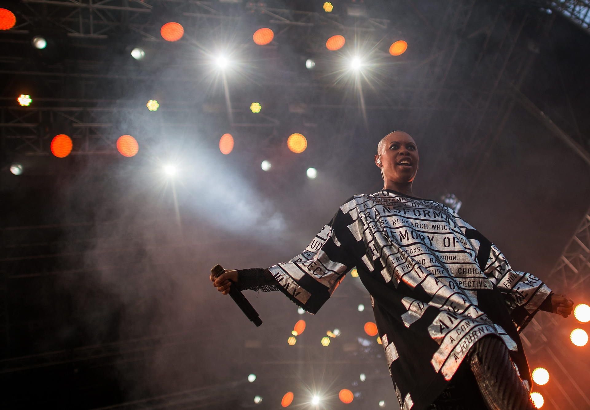 Skin, die Sängerin der britischen Band Skunk Anansie.