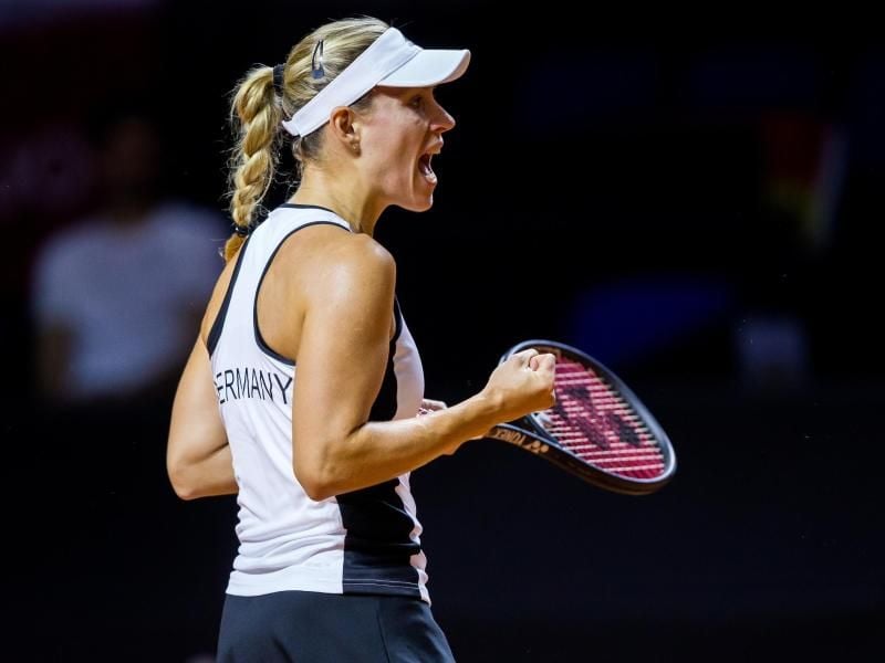 Angelique Kerber trifft beim WTA-Turnier in Stuttgart erneut auf Petra Kvitova. Foto: Thomas Niedermüller