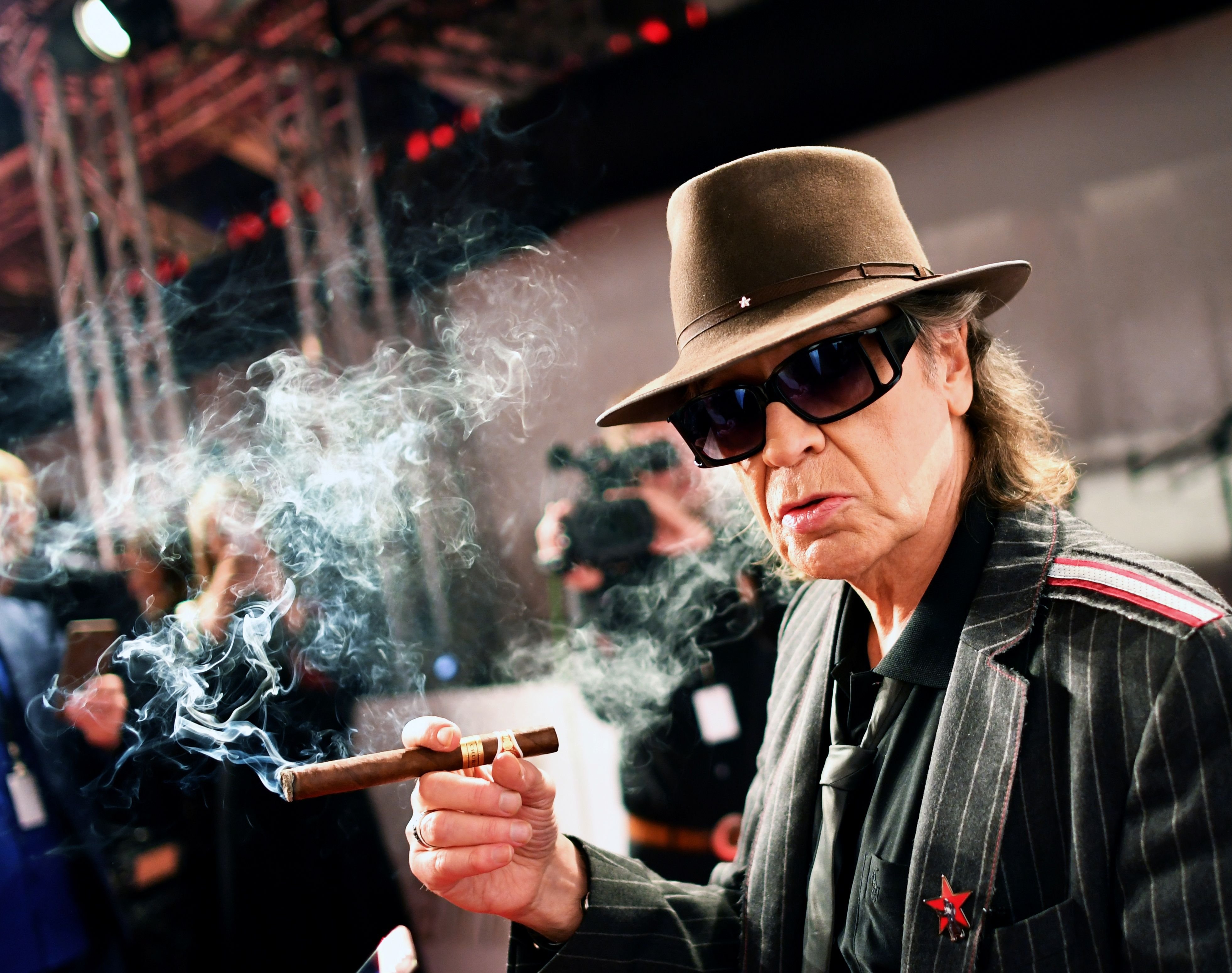 Der Sänger Udo Lindenberg im November auf dem roten Teppich anlässlich der "Bambi" Verleihung in Berlin.