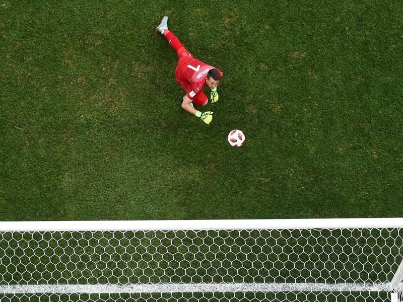 Fernando Muslera hatte den Schuss von Antoine Griezmann zum 0:2 durch die Finger rutschen lassen. Foto: Sputnik