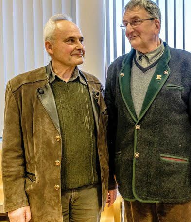 Künftiger und noch amtierender Kreisjägermeister: Klaus Seibicke (li.) und Martin Gersch.