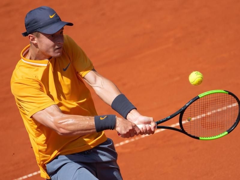 Rudi Molleker hat einen neuen Tennis-Trainer. Foto: Sven Hoppe/dpa
