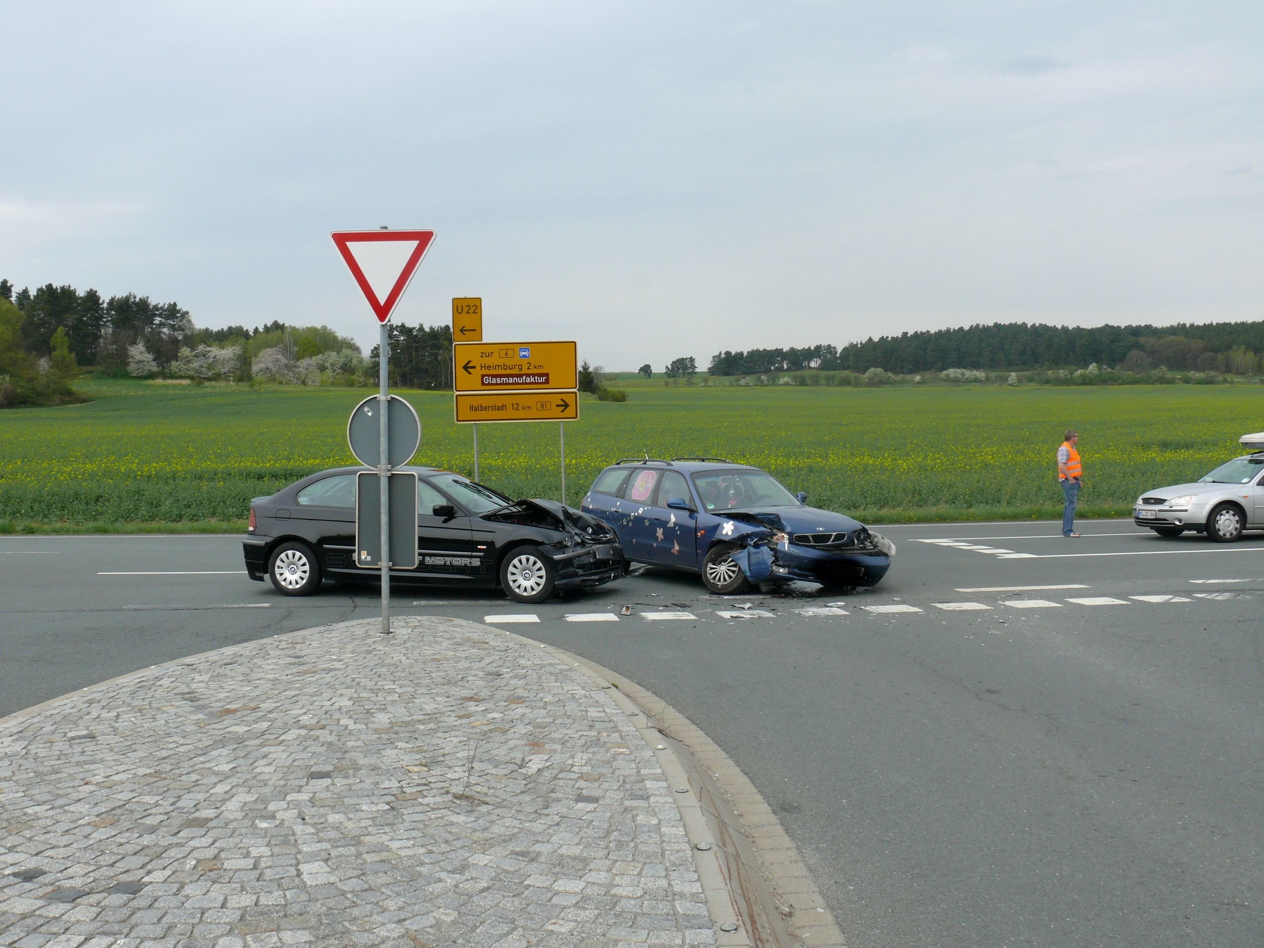 An der Kreuzung Pfeifenkrug bei Blankenburg gab es immer wieder schwere Unfälle.