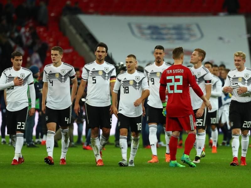 England und Deutschland trennten sich 0:0. Dem ZDF bescherte das Länderspiel den Quoten-Sieg. Foto: Christian Charisius