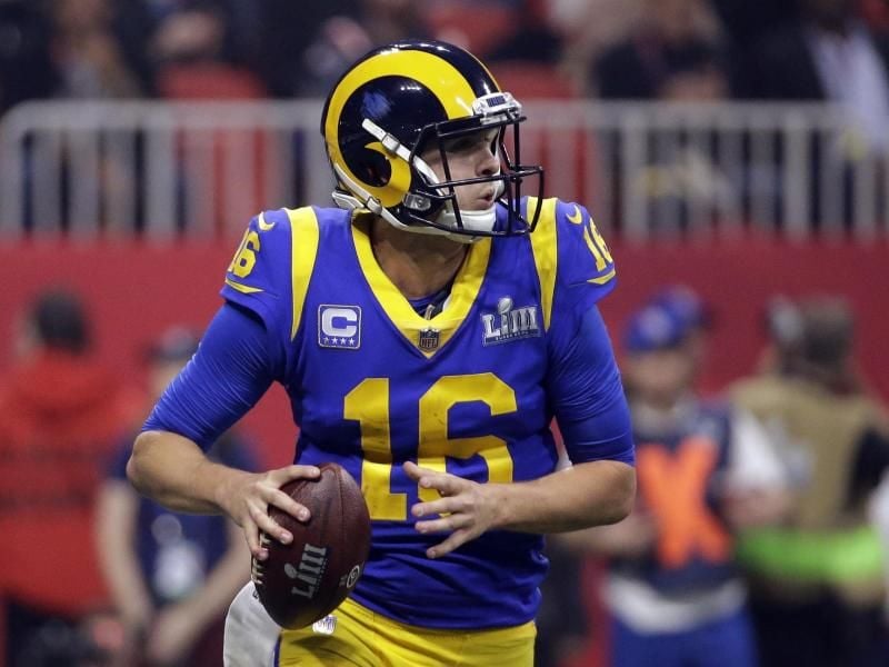 Die Los Angeles Rams können langfristig auf Quarterback Jared Goff setzen. Foto: Mark Humphrey/AP