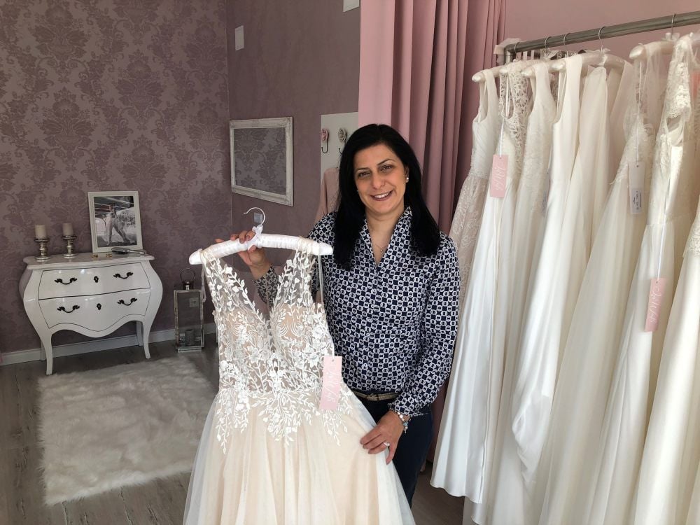 Manuela Gehre hat in Merseburg ein Brautmodenatelier eröffnet.