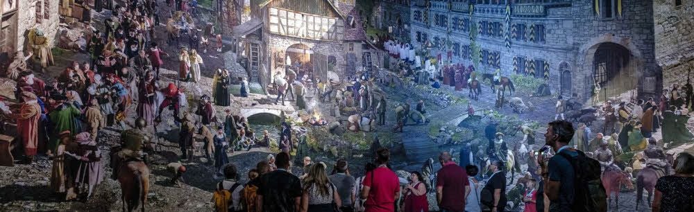Das Asisi-Panorama „Luther 1517“ öffnet zur Erlebnisnacht am Sonnabend bis 22 Uhr.