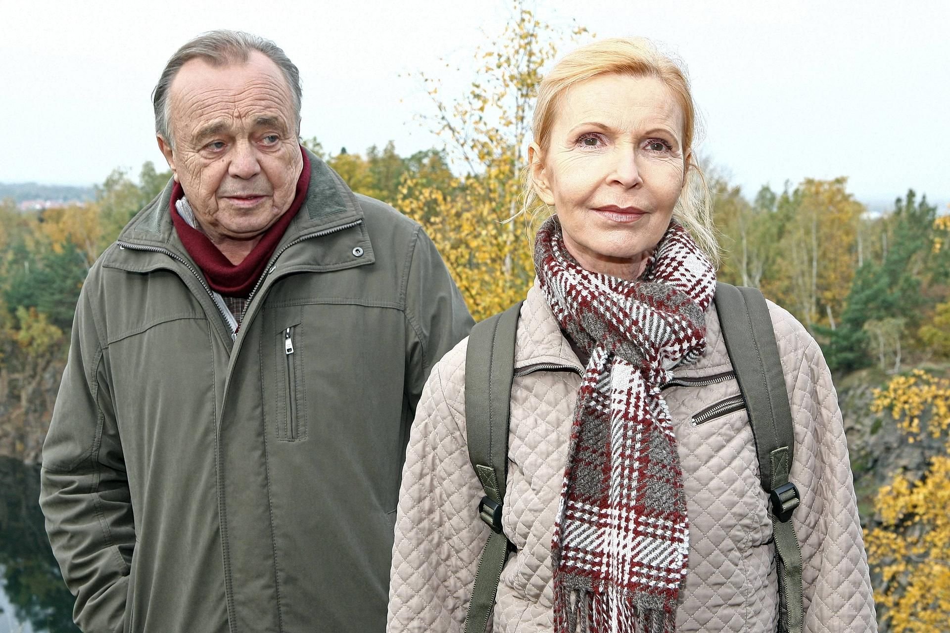 Jutta Kammann und ihr verstorbener Kollege Dieter Bellmann.