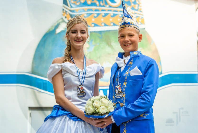 Das Kukakö-Prinzenpaar Hugo I. und Lilli I.