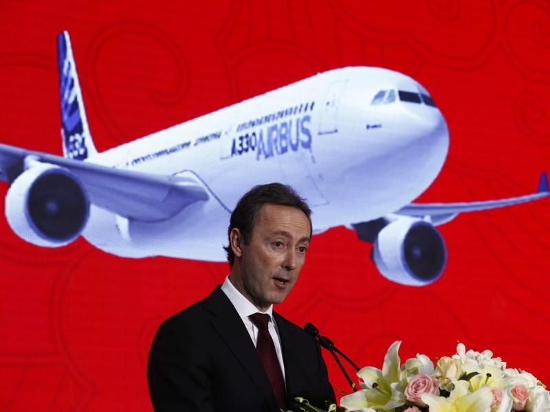 Fabrice Bregier, einer der Spitzenmanager des Airbus-Konzerns, fordert mehr staatliche Unterstützung und verweist dabei auf die USA. Foto: Rolex Dela Pena