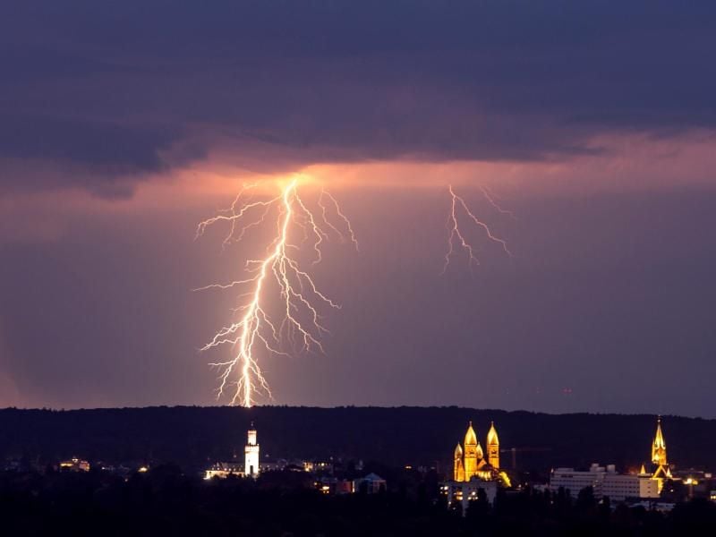 Umwetter in Bad Homburg. Foto: Jan Eifert