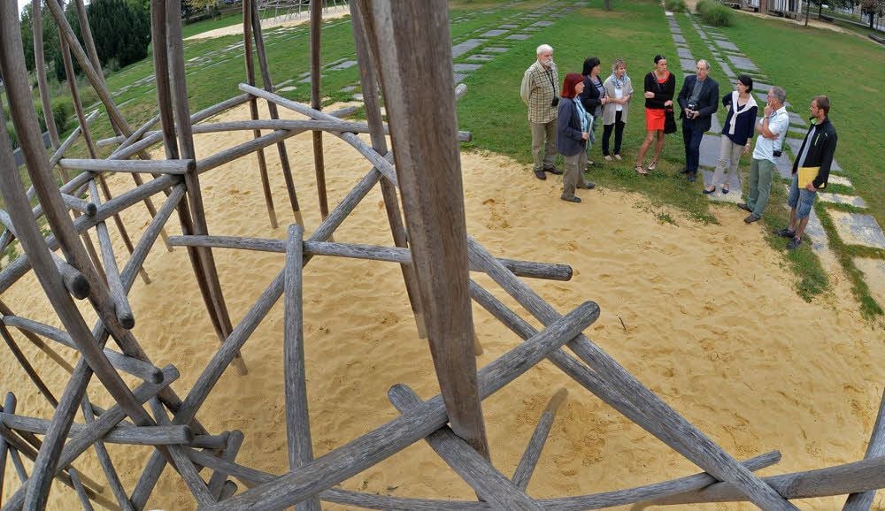 Der Spielplatz auf der Herrenbreite wird vom Regionalverband Harz begutachtet.