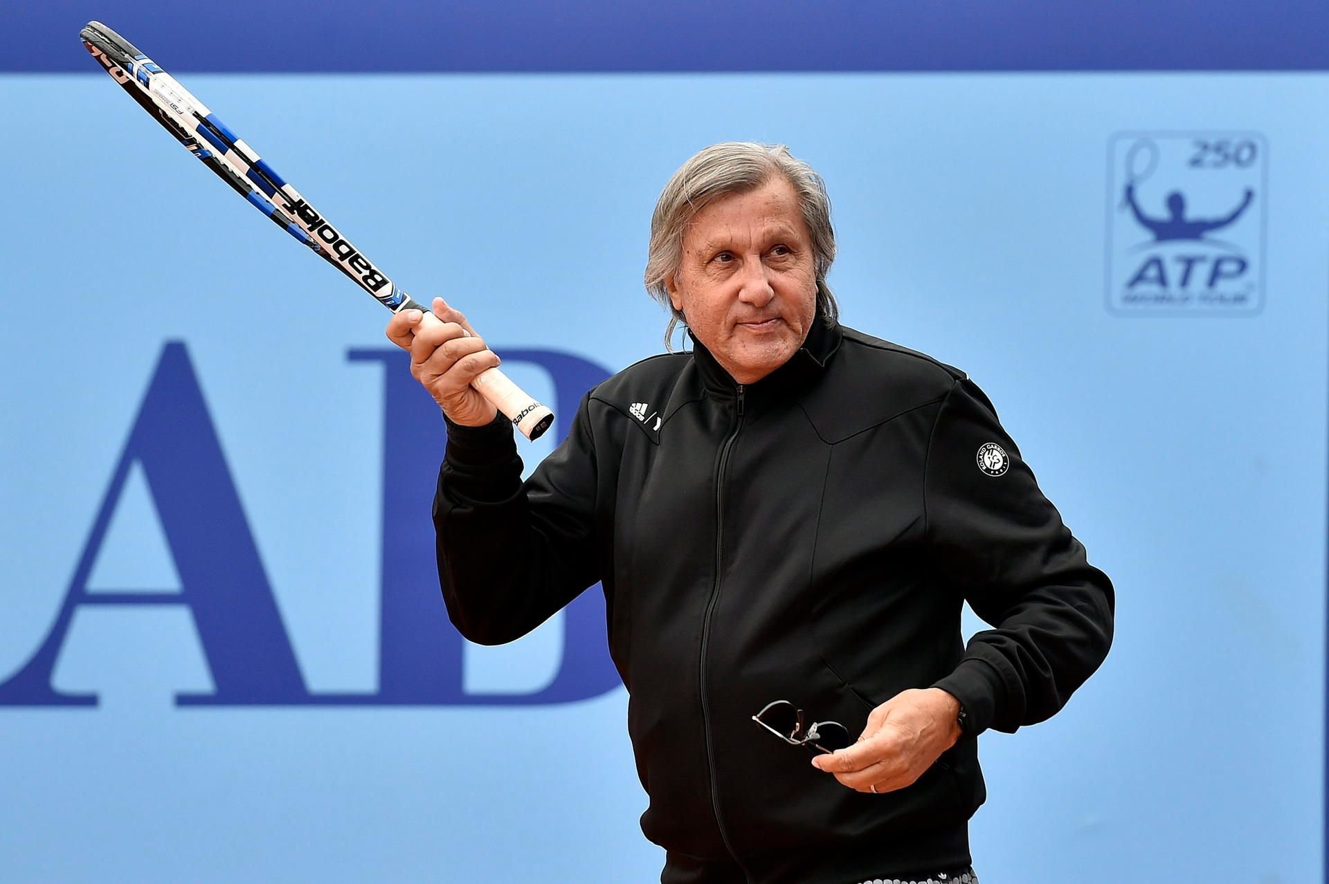 Bei Tennisturnieren kein gern gesehener Gast: Ilie Nastase.