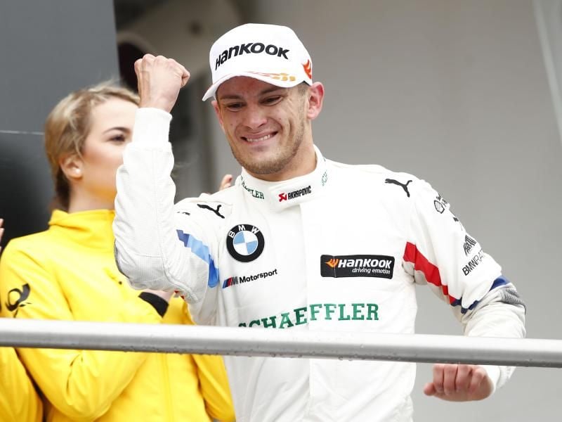 Marco Wittmann vom BMW Team RMG hat das erste Rennen der DTM im niederländischen Assen gewonnen. Foto: Juergen Tap/Hoch Zwei/ITR/Archivbild