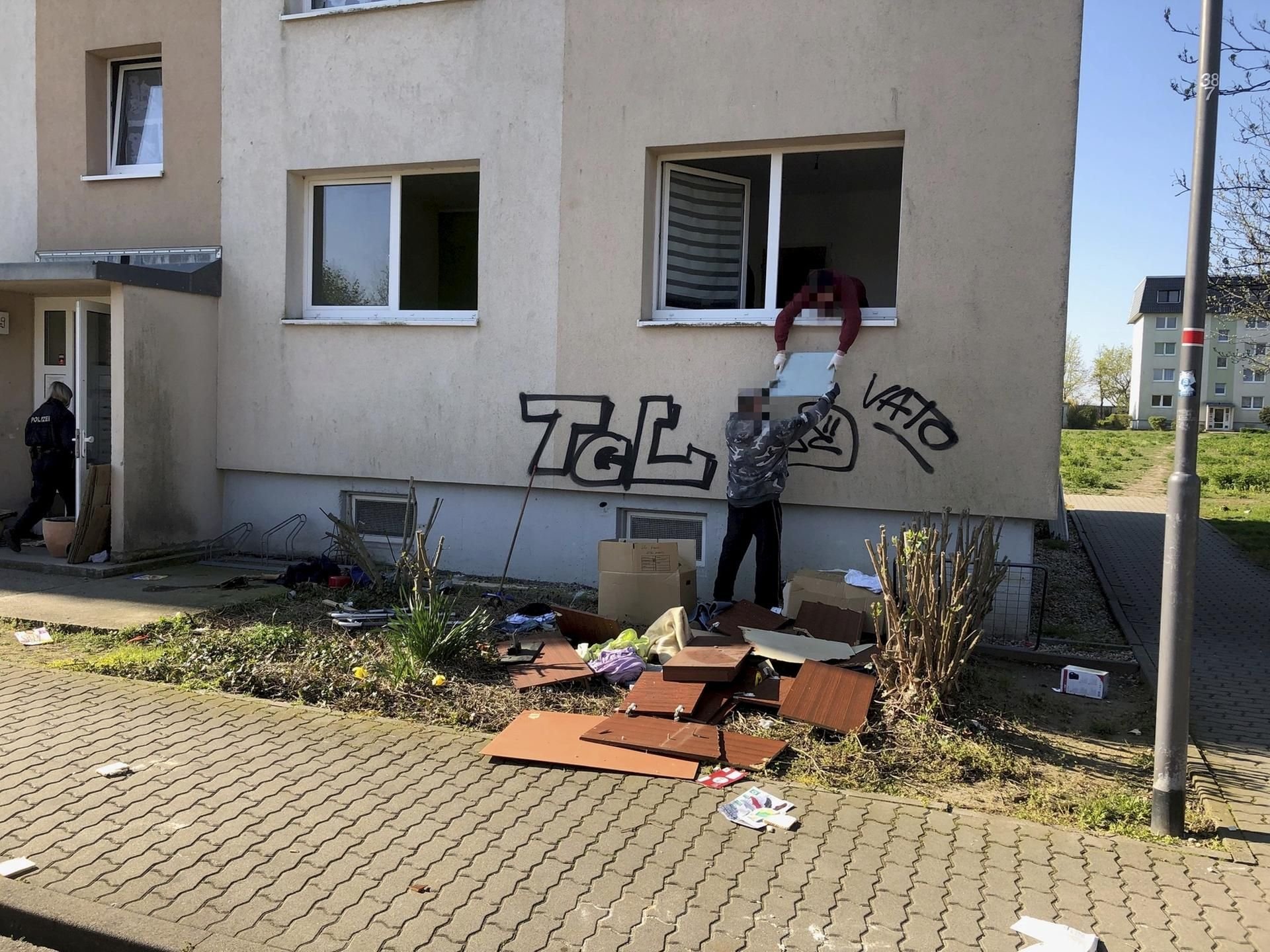 Die Wohnungen in der Adolf-Kolping-Straße werden leergeräumt