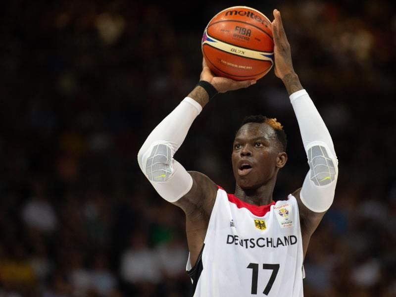 Topstar der deutschen Basketballer: NBA-Profi Dennis Schröder. Foto: Swen Pförtner