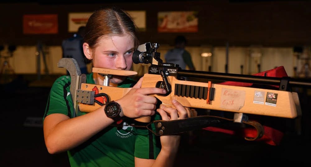Ronja Twieg ist eine von vielen talentierten Biathleten, die beim Skiclub Köthen trainieren.