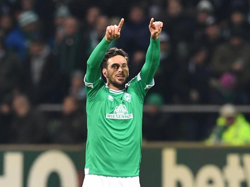 Kandidat für den Sport-Bambi: Werder-Routinier Claudio Pizarro. Foto: Carmen Jaspersen