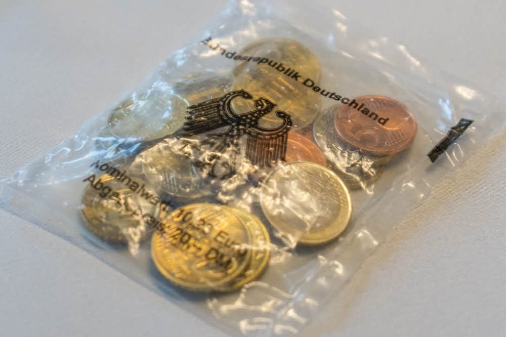 Das original verpackte Euro-Starterkid, das jeder bekam.