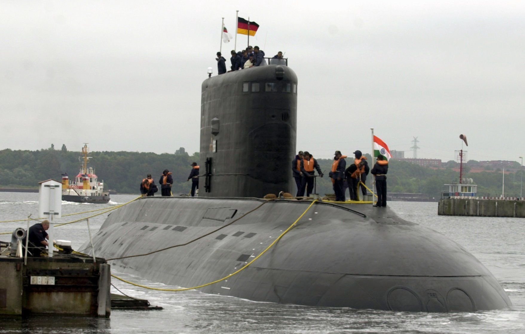 Ein indisches U-Boot zu Besuch in Deutschland (Symbolfoto)