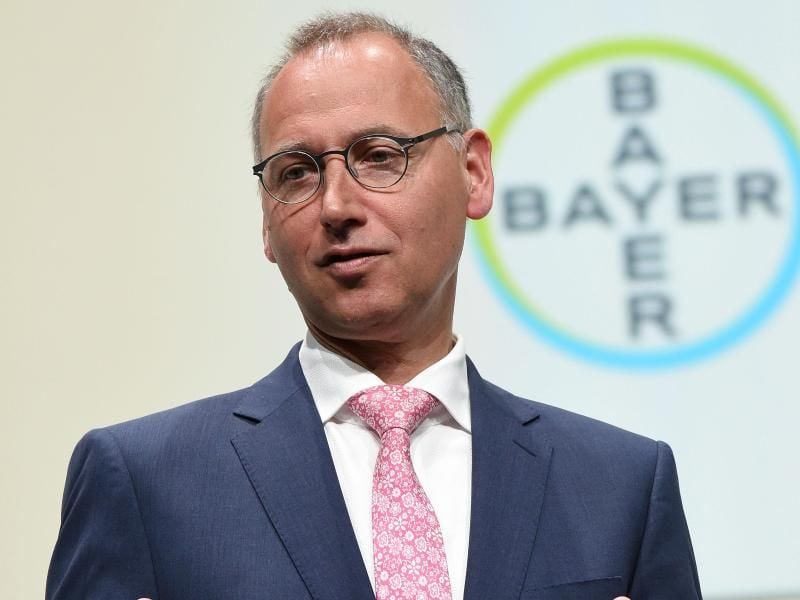 Bayer-Chef Werner Baumann: „Es wird einen bedeutenden Anteil an Arbeitsplätzen in Deutschland betreffen, aber nicht die Mehrzahl der 12.000 Stellen, wie schon gemutmaßt wurde.”