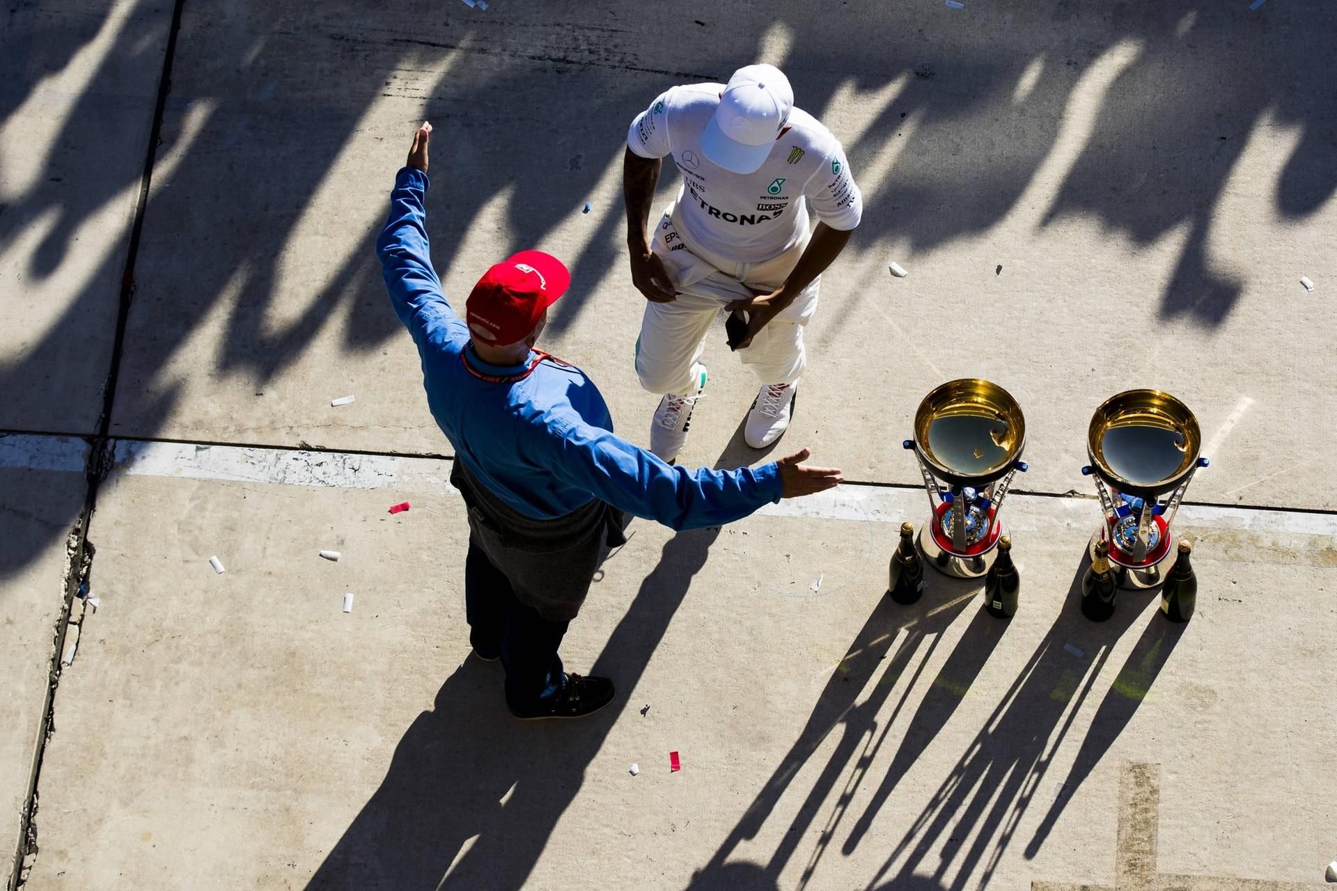 Formel-1-Legende Niki Lauda und Weltmeister Lewis Hamilton waren sehr gut befreundet.