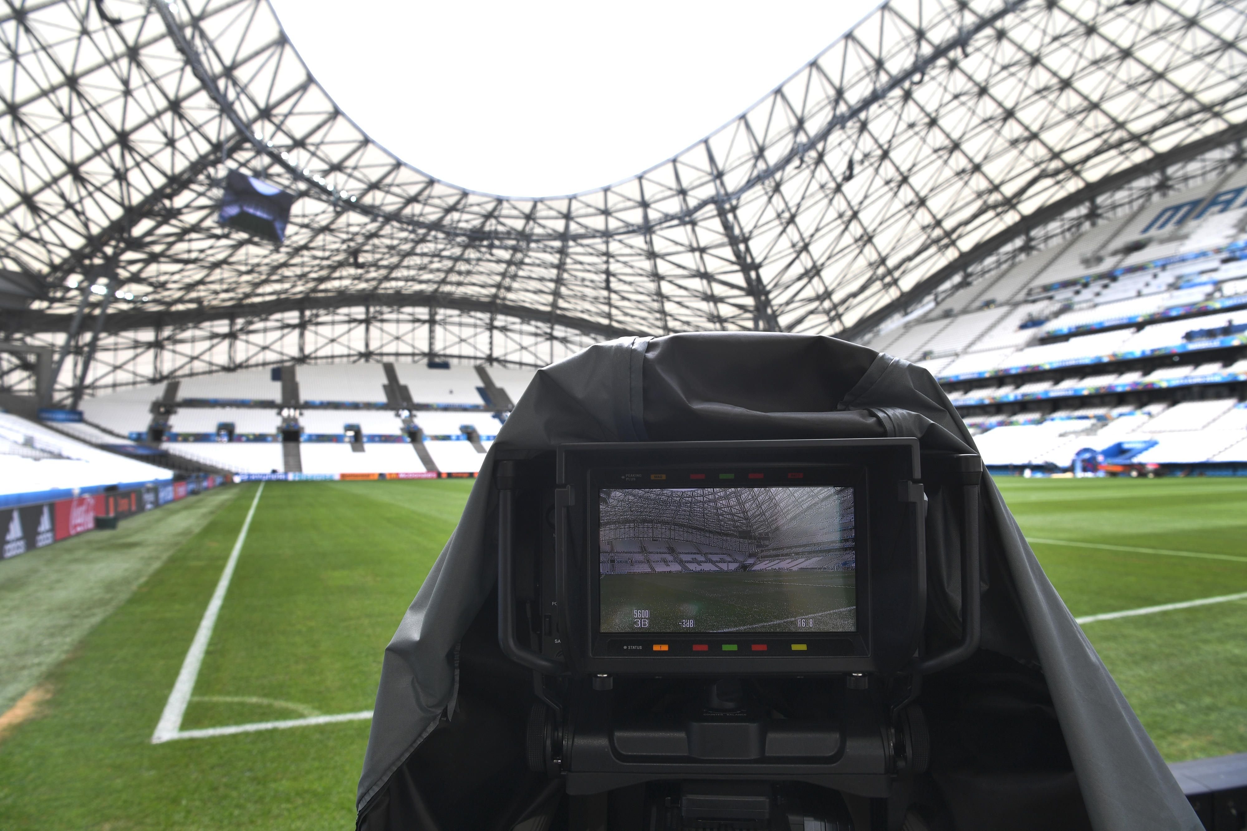 Ein Blick ins EM-Stadion von Marseille.