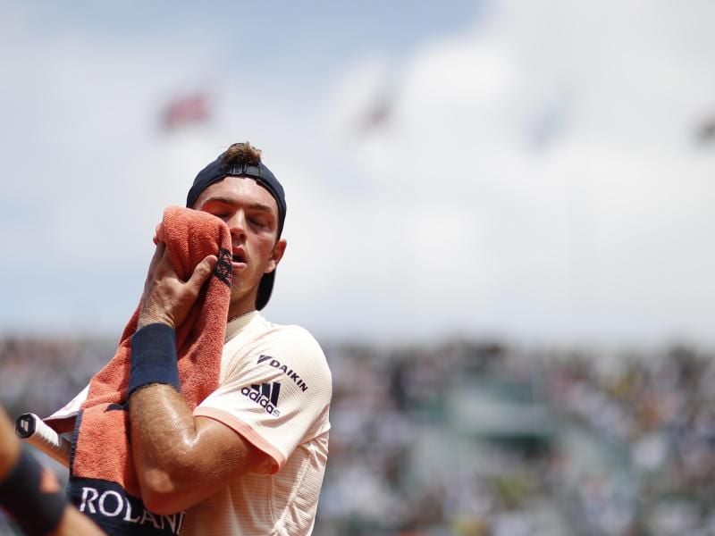 Maximilian Marterer ist bei den French Open an Rafael Nadal gescheitert. Foto: Christophe Ena
