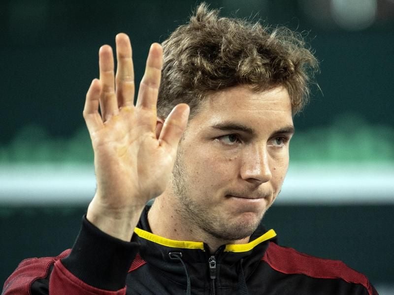 Schlägt beim Davis-Cup-Heimspiel in Düsseldorf als erster für Deutschland auf: Jan-Lennard Struff. Foto: Federico Gambarini/dpa