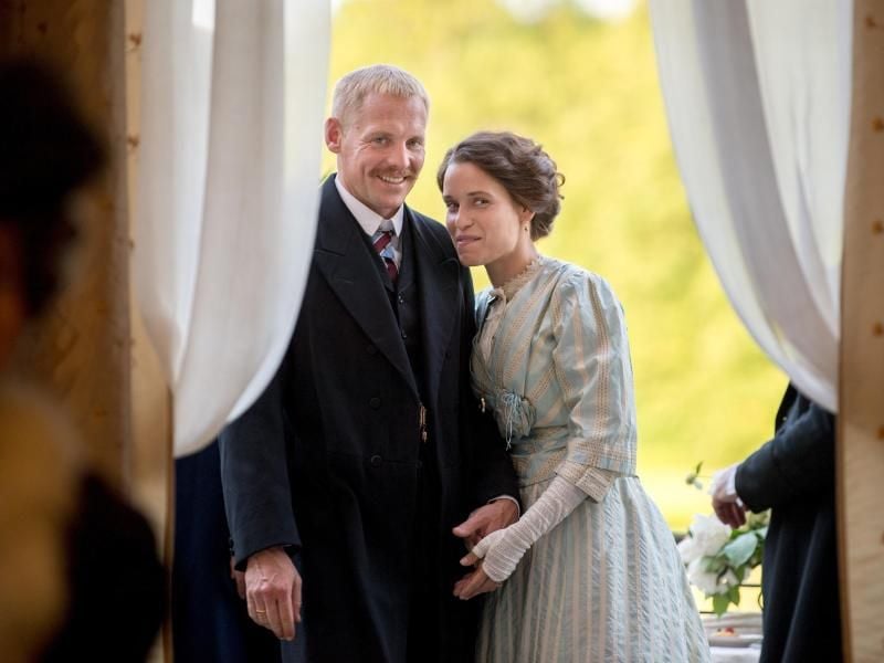 Johannes Zirner als Alexander von Faber-Castell und Kristin Suckow als Ottilie von Faber-Castell. Foto: Monika Skolimowska