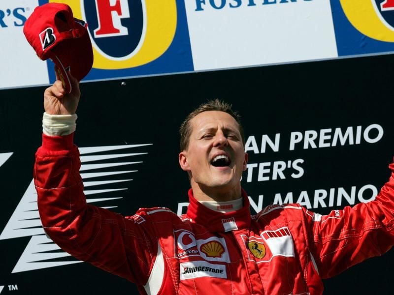 Siegte 2006 beim letzten Formel-1-Rennen in Imola: Michael Schumacher. Foto: Gero Breloer/dpa