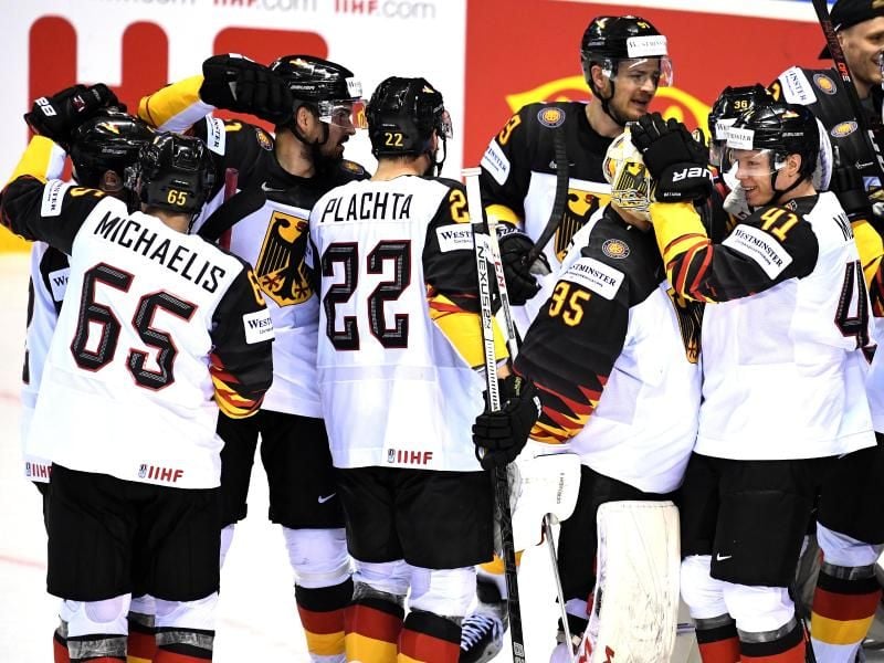 Deutschlands Eishockey-Nationalmannschaft trifft zum Abschluss der Vorrunde auf Finnland. Foto: Monika Skolimowska/dpa/Archiv