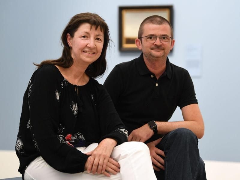 Karin Bredow und Norbert Hayduk haben an einer Museumsführung speziell für Singles teilgenommen. Foto: Carmen Jaspersen