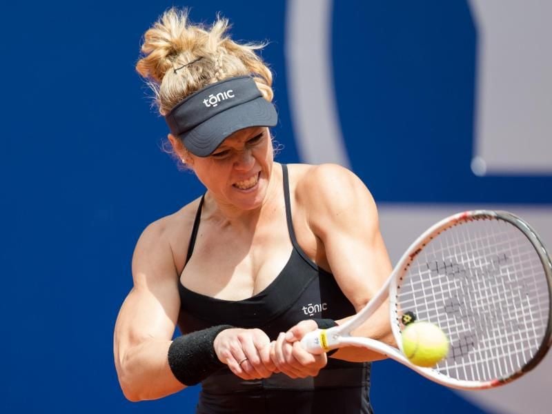 Musste beim WTA-Turnier in Lugano verletzt aufgeben: Laura Siegemund. Foto: Daniel Karmann