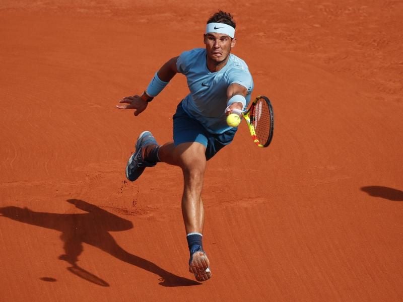 Rafael Nadal setzte sich klar in drei Sätzen gegen Juan Martin del Potro durch. Foto: Christophe Ena