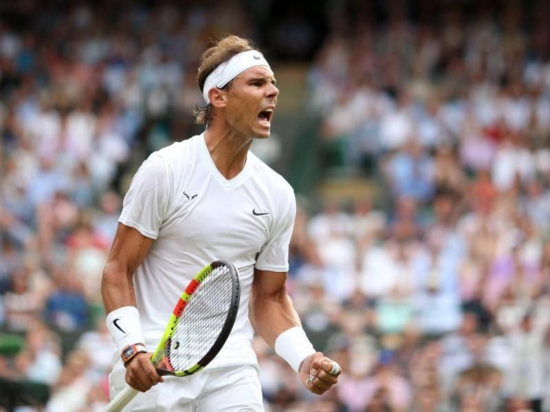 Nach dem Sieg über Sam Querrey trifft Rafael Nadal nun im Halbfinale auf Roger Federer. Foto: Steve Paston/PA Wire