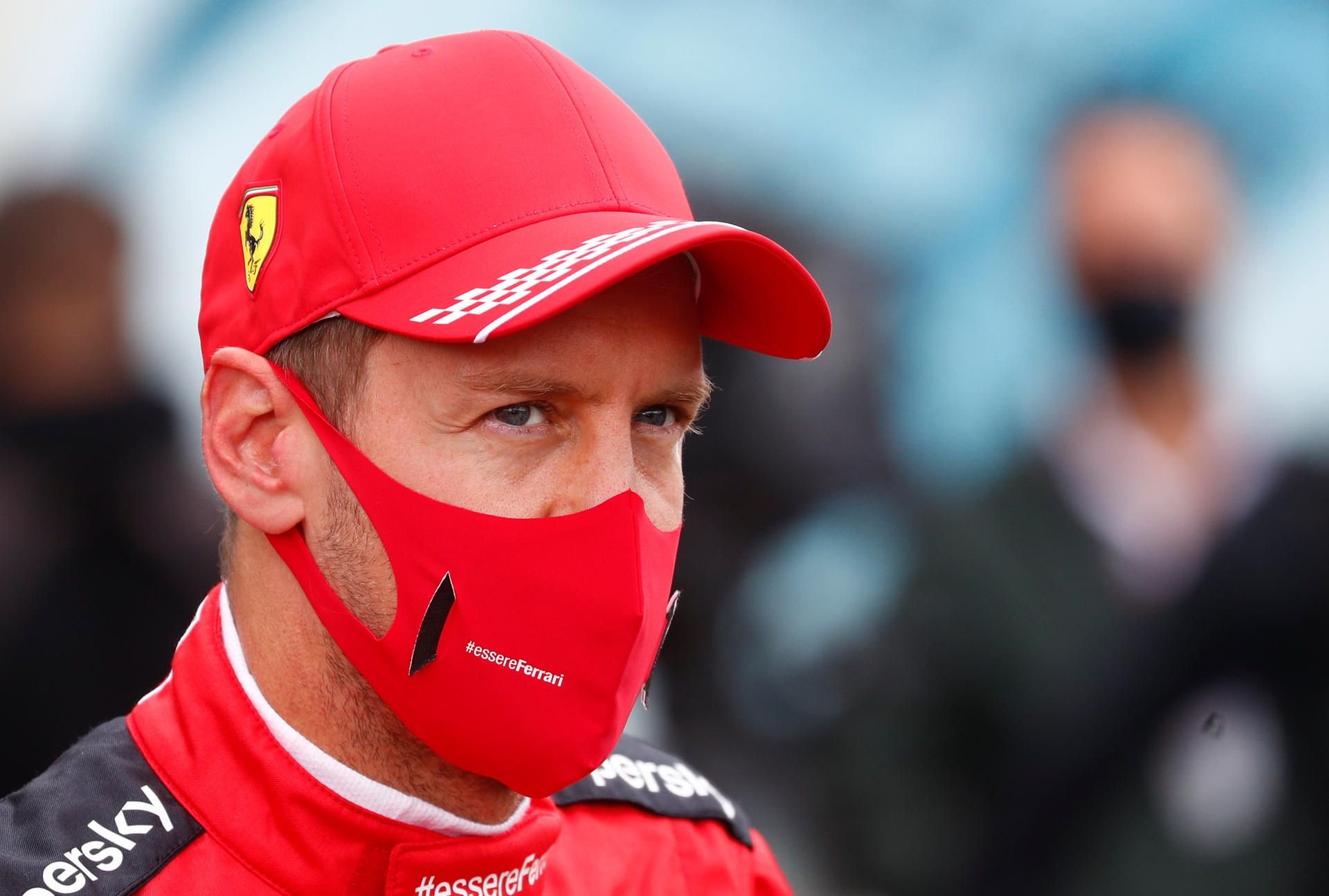 Sebastian Vettel vor dem Grand Prix von Belgien