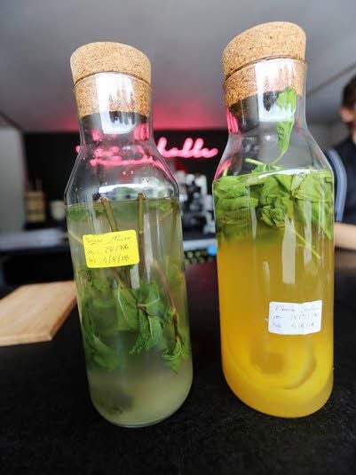 Auch Eigenkreationen von Spann, wie die Limonaden, sind im Angebot und gerne nachgefragt.